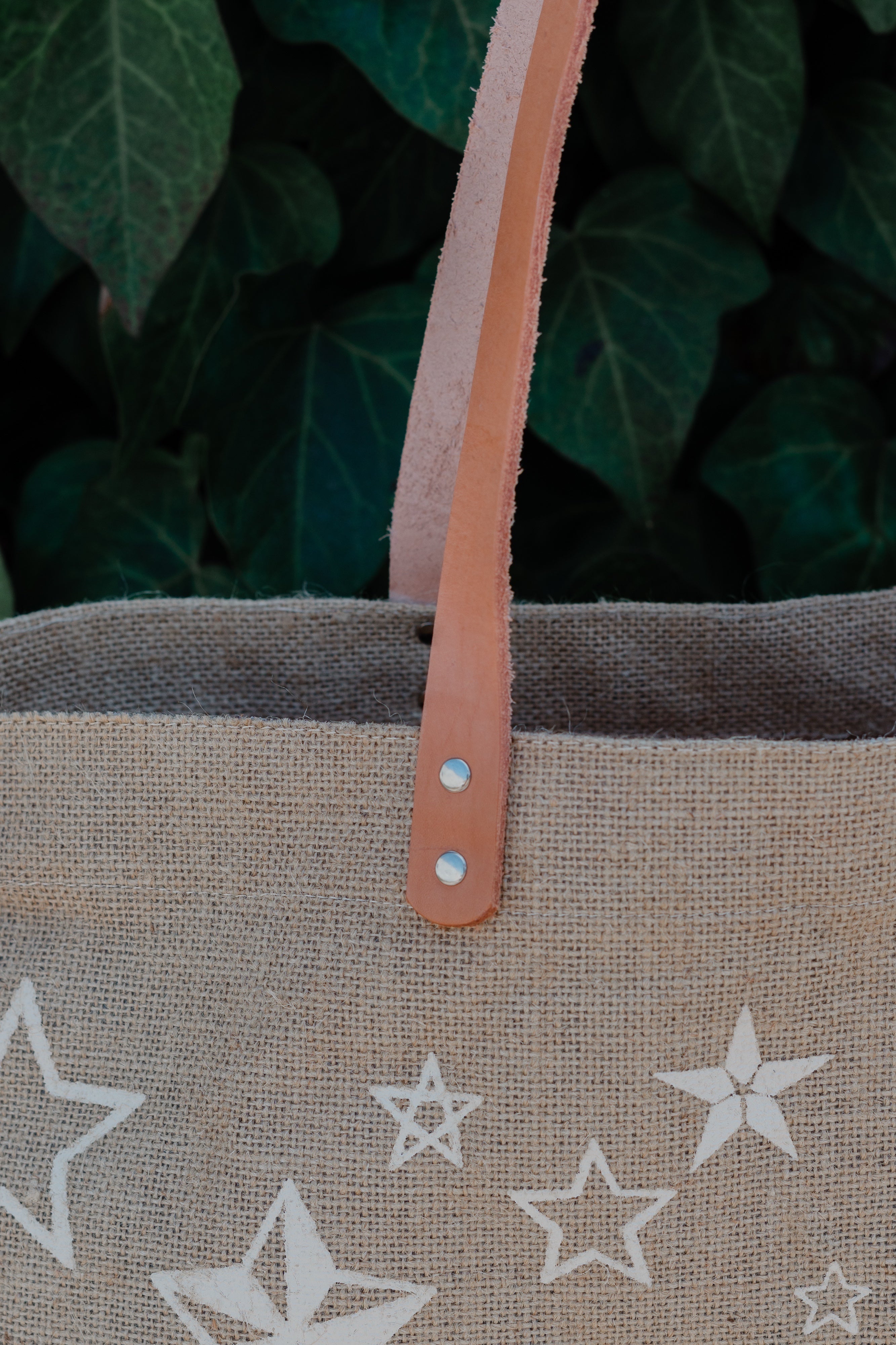 Ocean Tote Bag (Burlap)