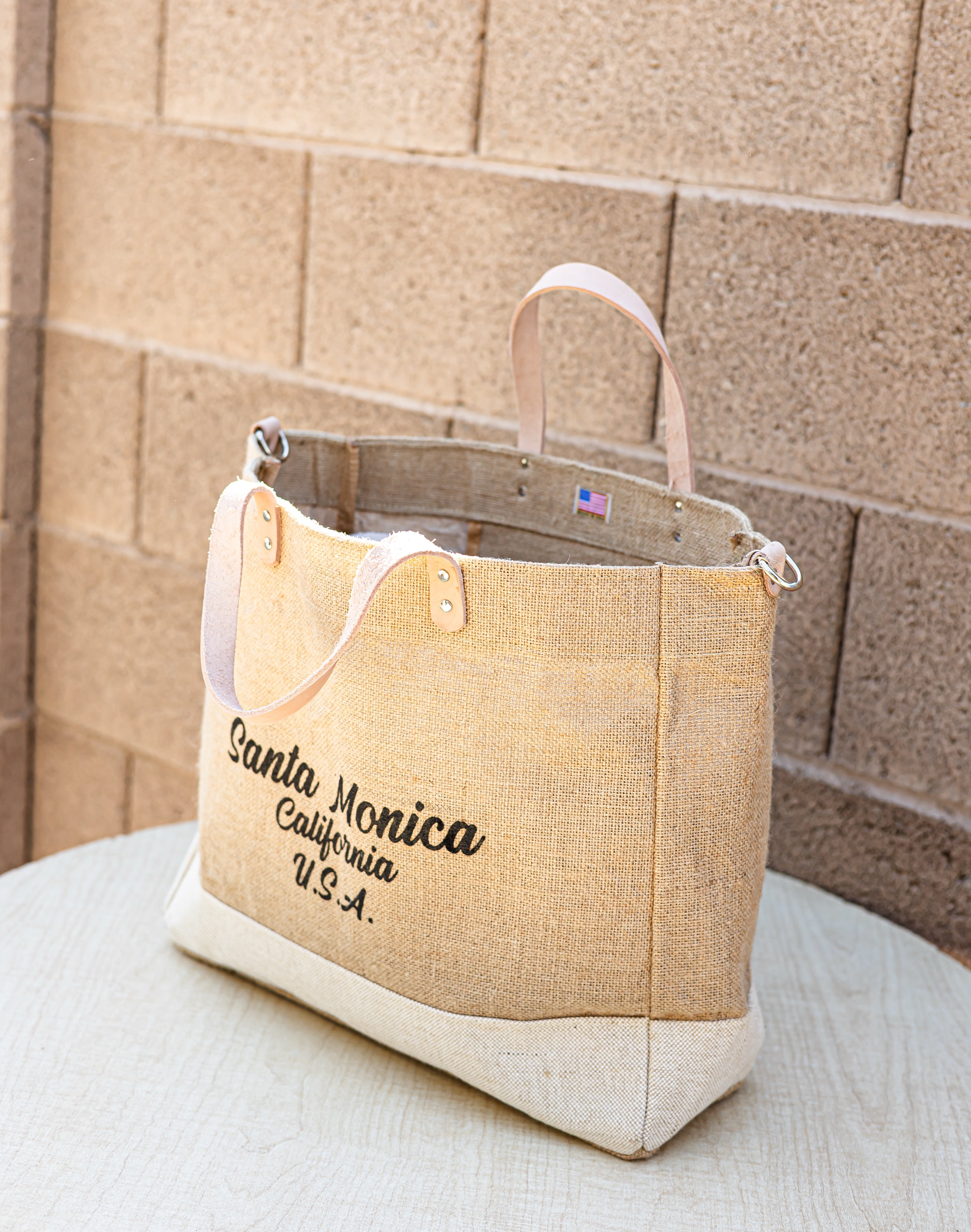 Ocean Tote Bag (Burlap)