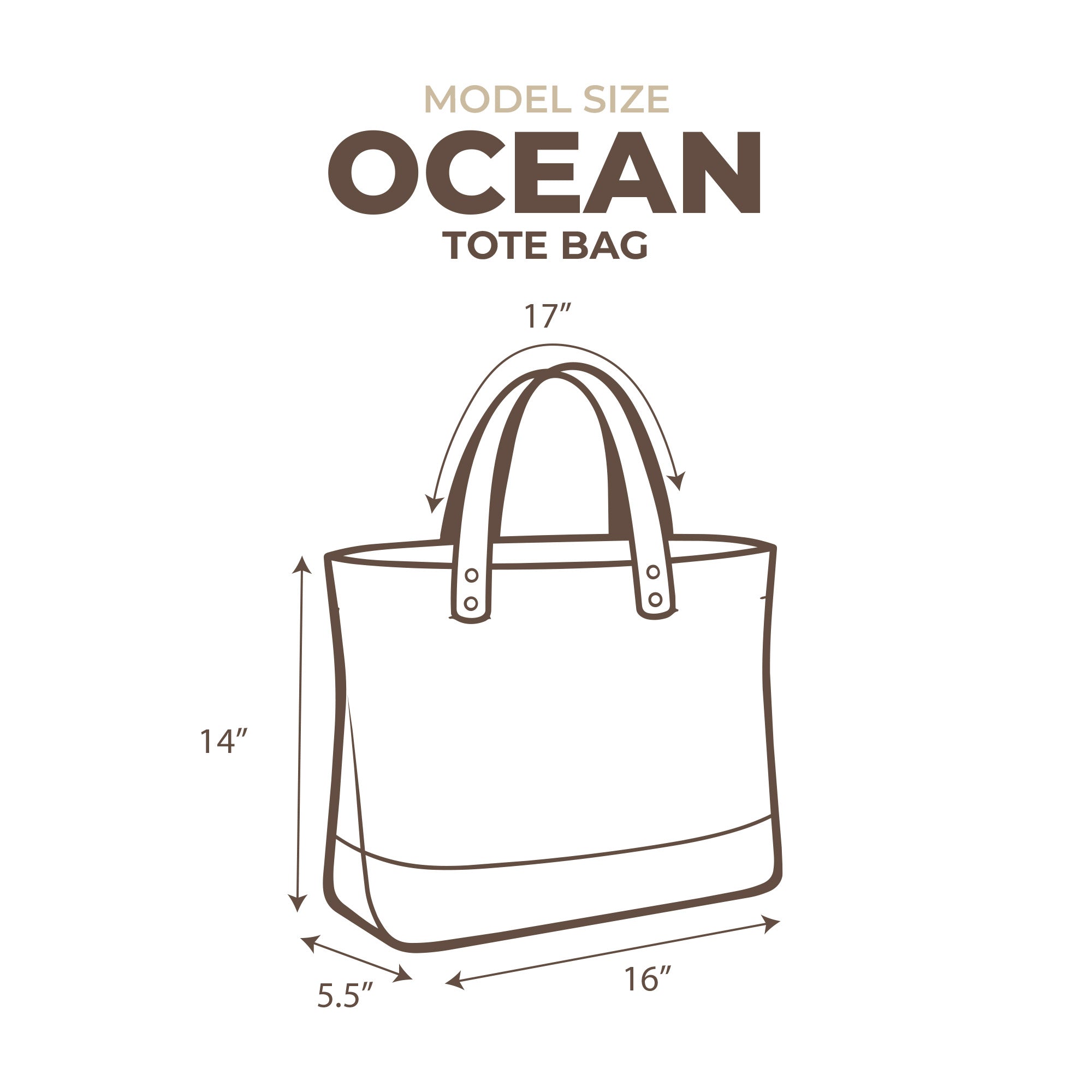 Ocean Tote Bag (Denim)