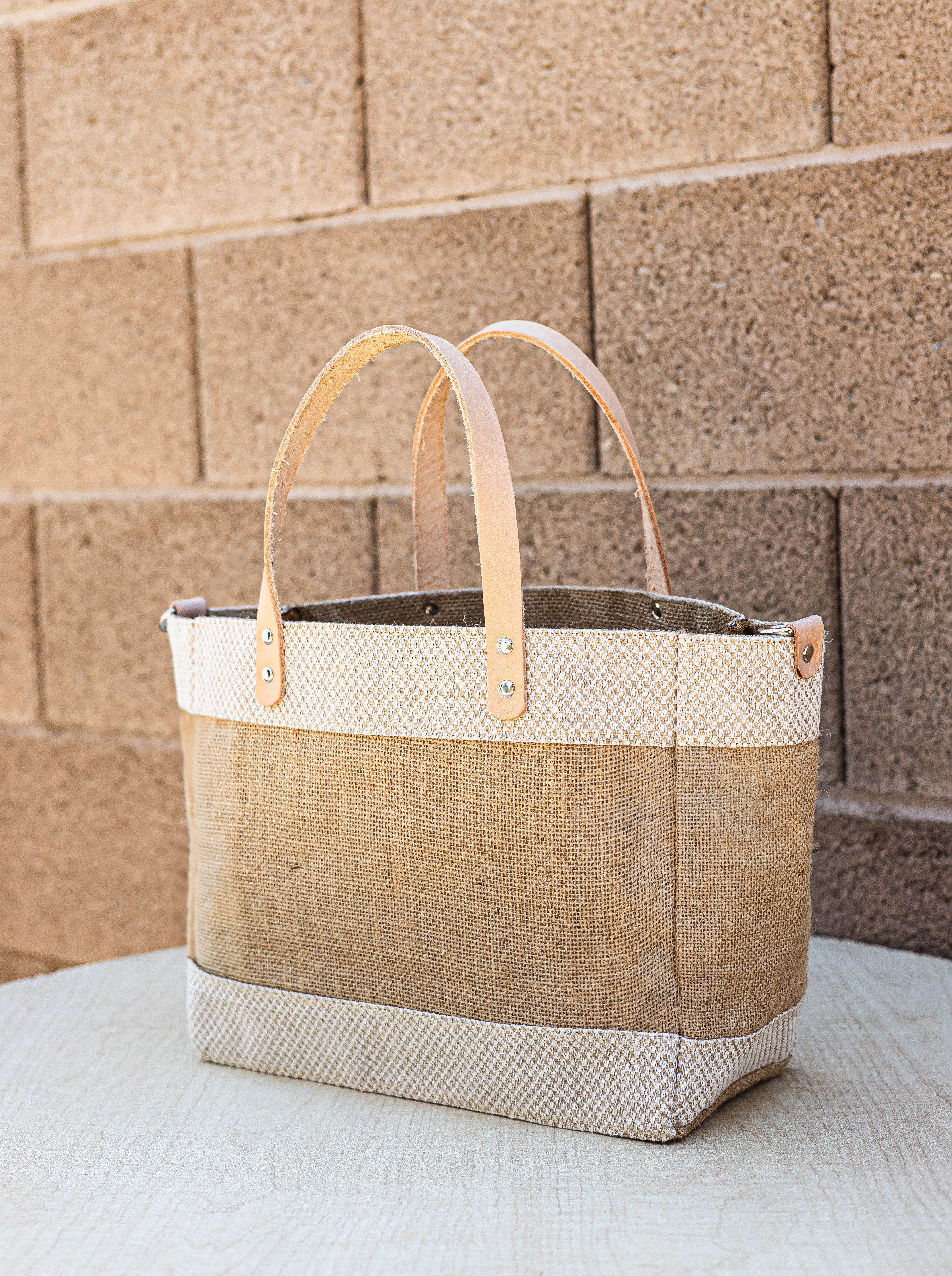 Sun Tote Bag (Burlap)